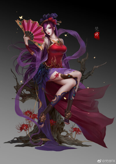 插画#cg#手游梵修fx 绘