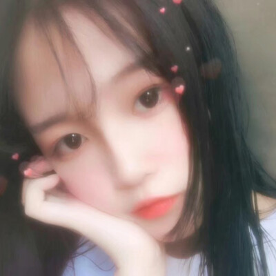 萌妹子挡脸头像