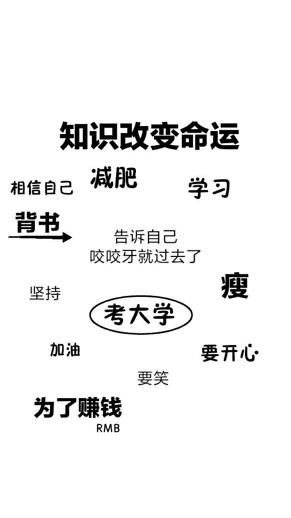 致努力学习的你们 学习 励志 壁纸 文艺小青年 清新壁纸 高考中考加油