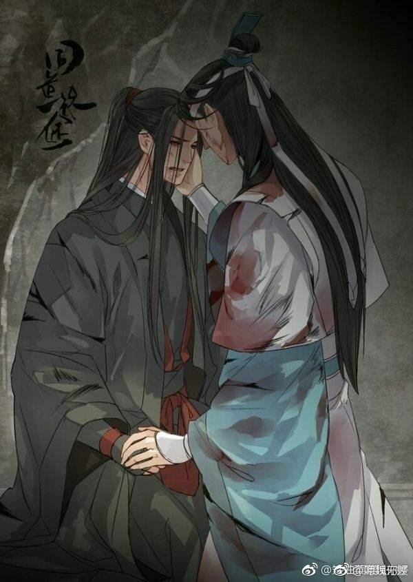 魔道祖师短漫漫画 忘羡 魏无羡 蓝忘机 薛洋 晓星尘