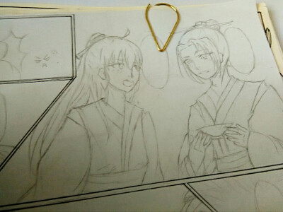 魔道祖师漫画原稿