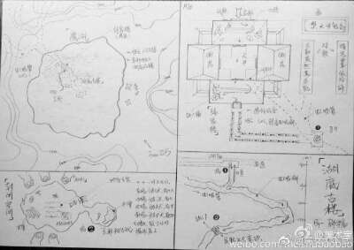 盗墓笔记各个古墓地图