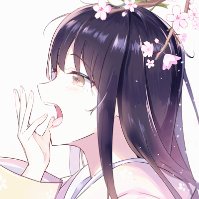 动漫 女生 头像 打哈欠↙ 璃
