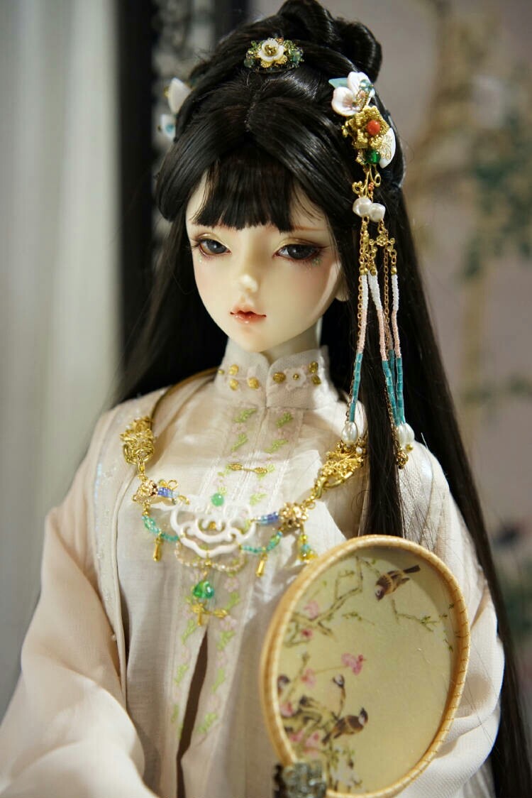 古风美人 sd娃娃 bjd 玩具 人偶 壁纸 萌物