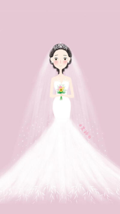 可爱婚纱女孩 - 堆糖,美图壁纸兴趣社区