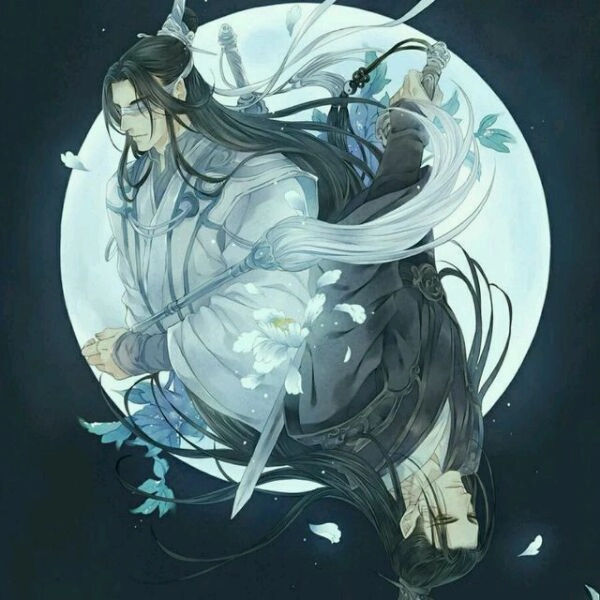 魔道祖师#双道长#晓星尘#宋岚#白衣古风男#黑衣古风男#眼盲 古风 男