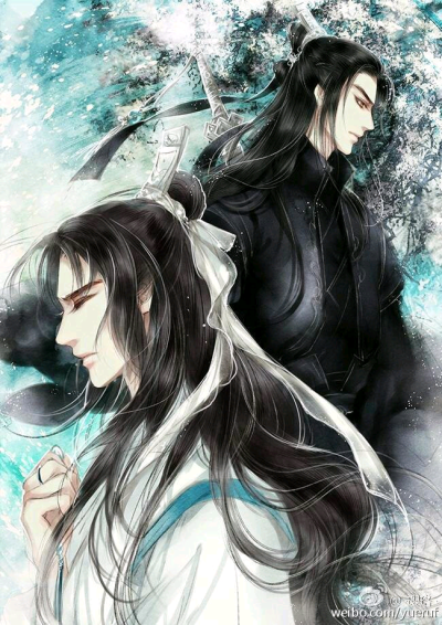 魔道祖师#双道长#晓星尘#宋岚#白衣古风男#黑衣古风男#眼盲 古风 男