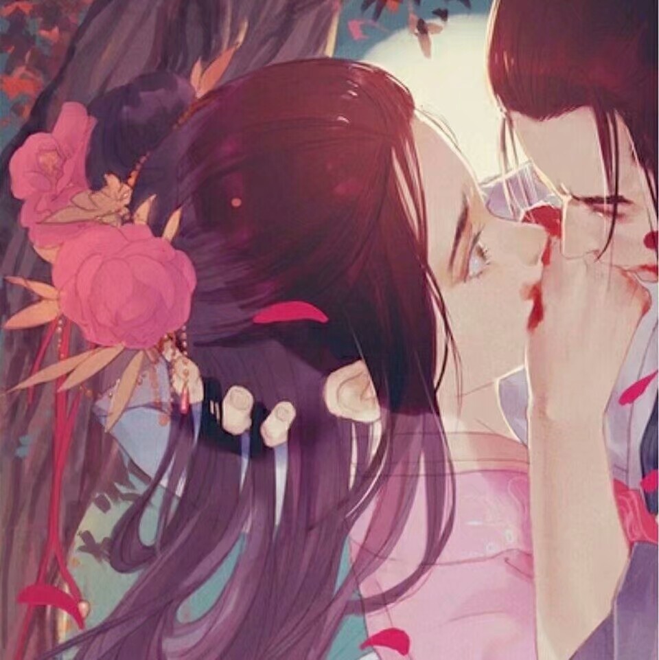 古风情侣头像/有美人兮,见之不忘,一日不见兮,思之如狂.