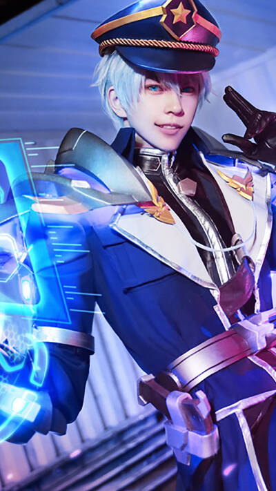 王者荣耀cos诸葛亮,cos女貂蝉 白袜子 王者荣耀cosplay 诸葛亮 星航指挥官