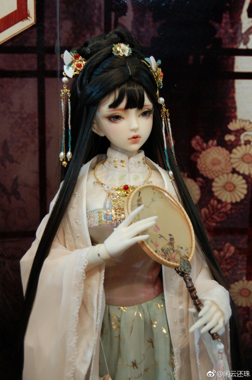 古风美人 sd娃娃 bjd 玩具 人偶 壁纸 萌物