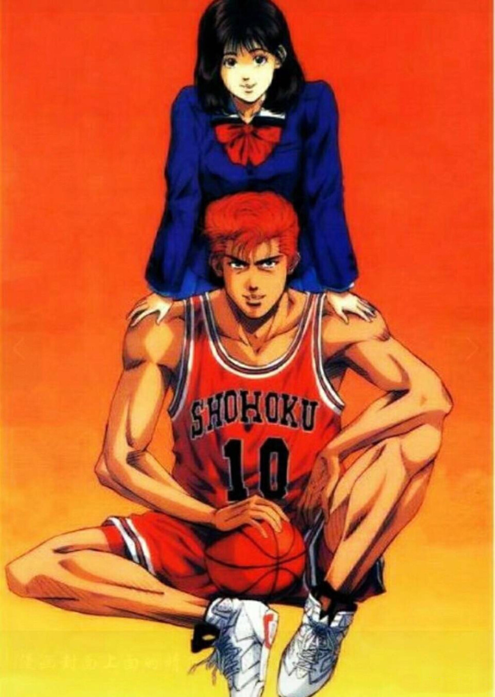 アニメ・漫画系テレホンカード　【単品】 赤木晴子「SLAM DUNK/井上雄彦」 アニメ・漫画系テレホンカード 流川楓/赤木晴子/桜木花道/計6名