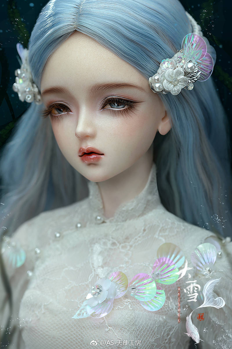 「大雪」美人 sd娃娃 bjd 玩具 人偶 壁纸 萌物 as