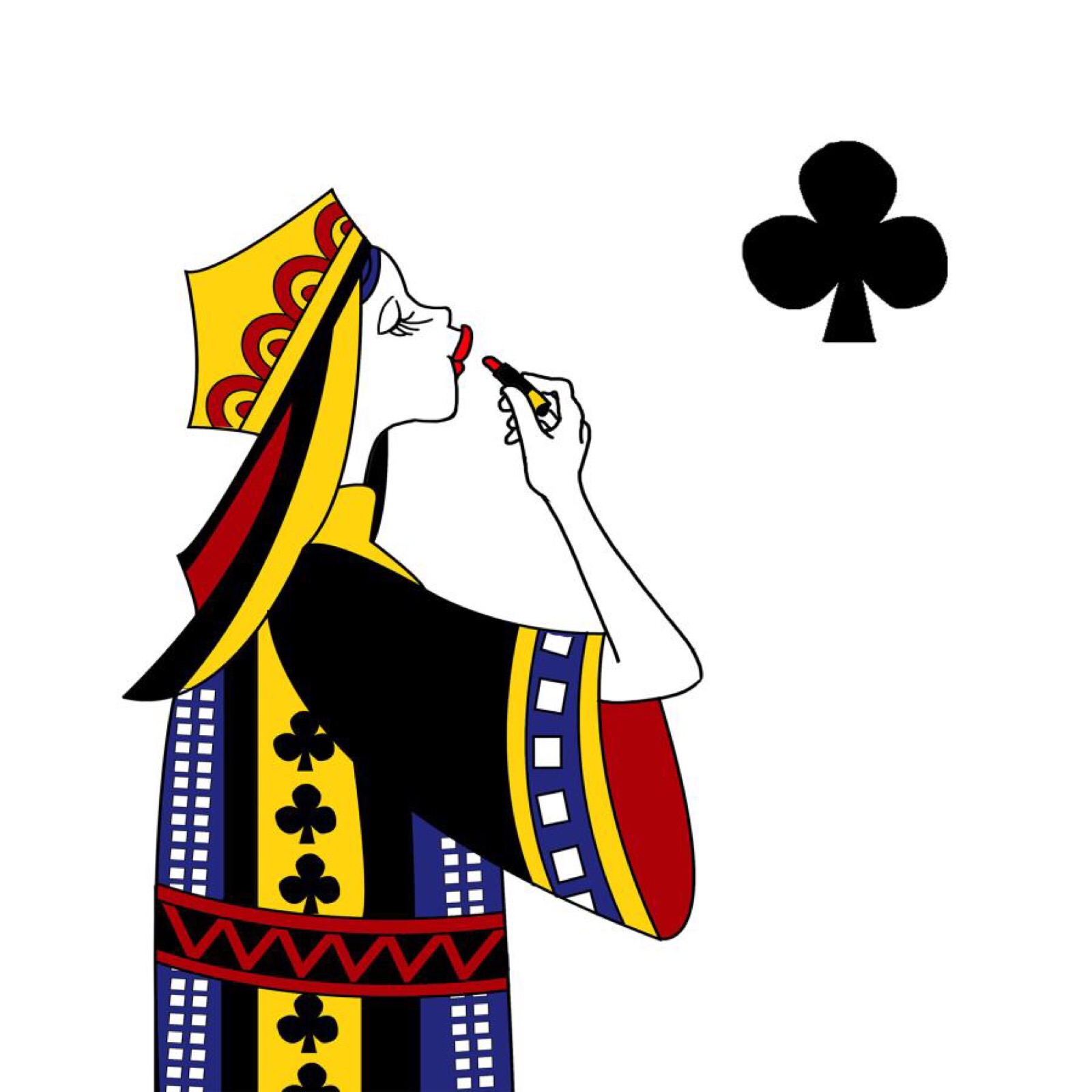8岁设计师的54张服装手绘扑克牌_GSJessie2012-站酷ZCOOL
