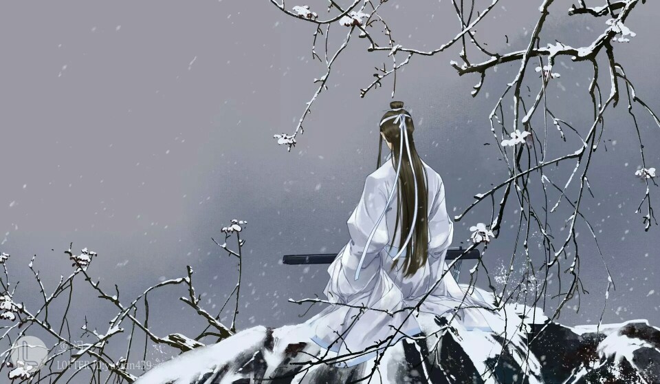 魔道祖师·蓝忘机画师:鱼闲 - 堆糖,美图壁纸兴趣社区