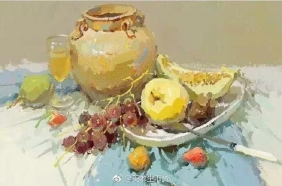 水粉静物