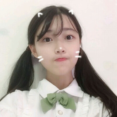女生头像可爱双马尾