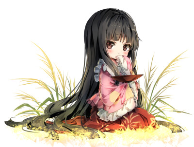 辉夜蓬莱山辉夜幼辉夜真可爱作者id=11049645 东方project 侵删(_ _)