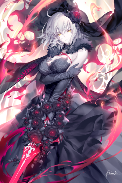 fate fgo 黑贞花嫁画师=光崎 https://www.pixiv.net/member_illust.