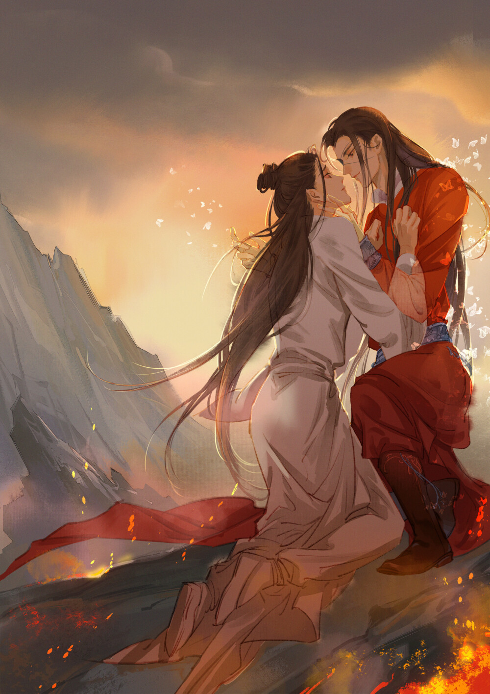 墨香铜臭#天官赐福 花城 谢怜 绘师:六萌星