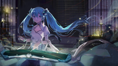 曲绘:《离殇》初音未来 绘师:猫小渣(pixiv id=777076)本作品pixiv id