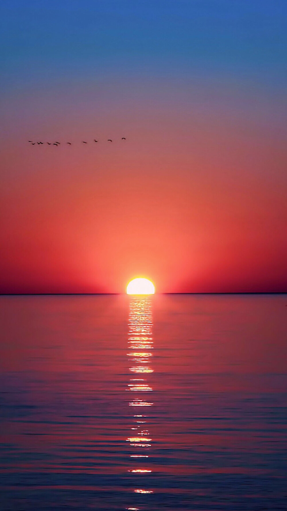 高清壁纸风景城市大海天空建筑夕阳