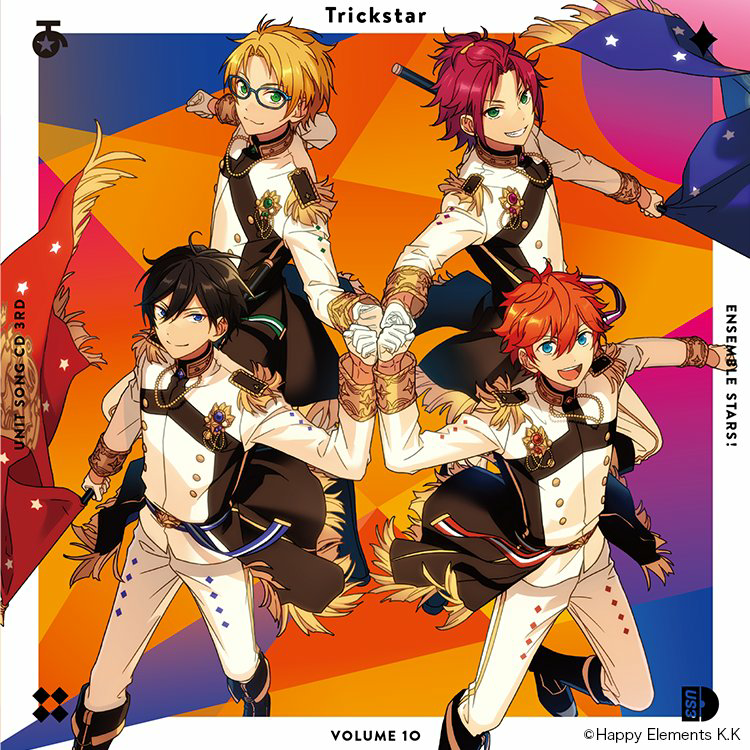 偶像梦幻祭 es trickstar 少年 二次元 明星昴流 衣更真绪 游木真 冰