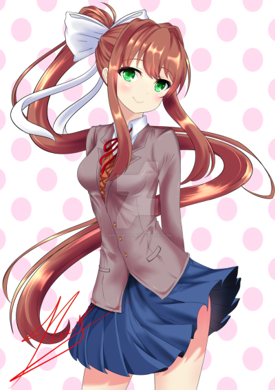 doki doki literature club 沙世里 优里 夏树 莫妮卡