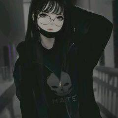 黑暗头像女