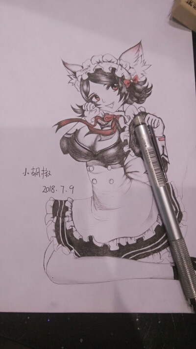 手绘王者荣耀妲己