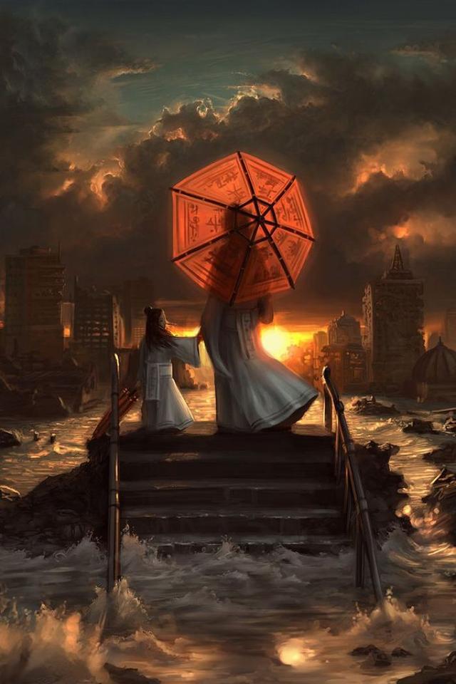 古风 背景 人物