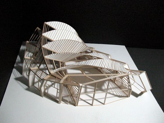 木材质的建筑模型