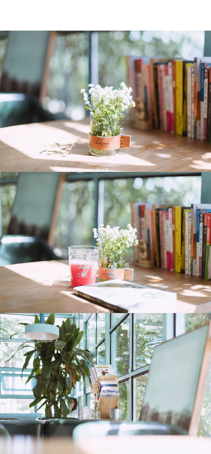 初夏的下午时光,喝着冰镇西瓜汁坐在有阳光洒落的窗台安静地发呆