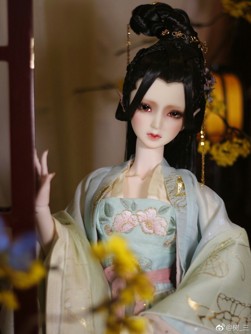 古风美人 sd娃娃 bjd 玩具 人偶 壁纸 萌物