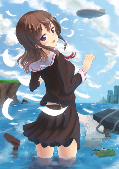 校服动漫萌图少女