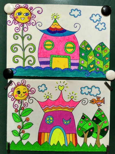 简单的儿童画.