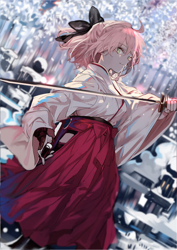 红衣动漫少女
