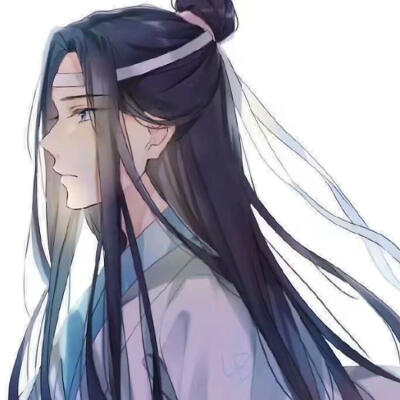 《魔道祖师》同人手绘头像情侣/基友蓝忘机×魏无羡