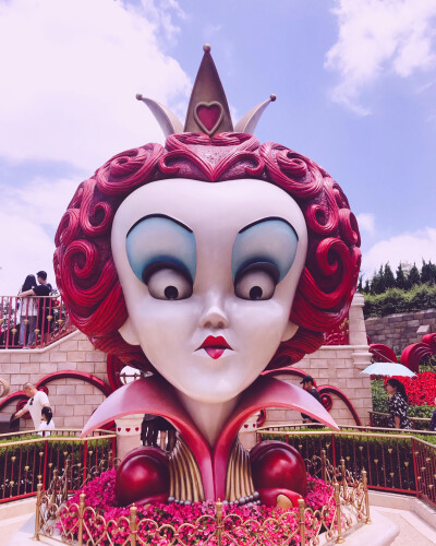 上海迪士尼 爱丽丝梦游仙境 红皇后