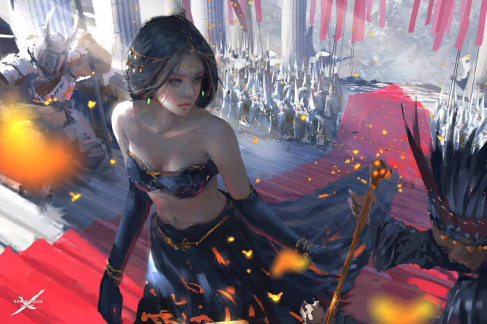 由《鬼刀》作者原创的cg人物.超清