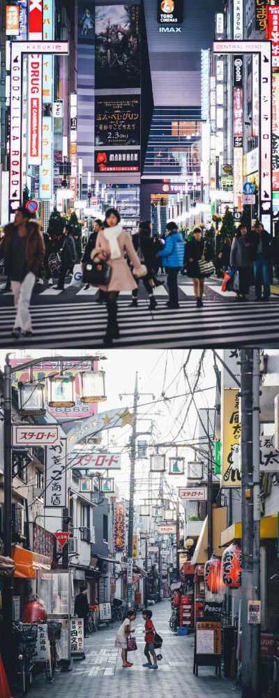 日本东京的大街小巷