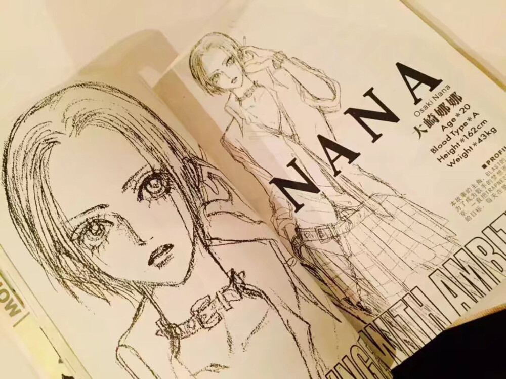 nana.失泽爱的少女漫画,女主角娜娜超级帅气