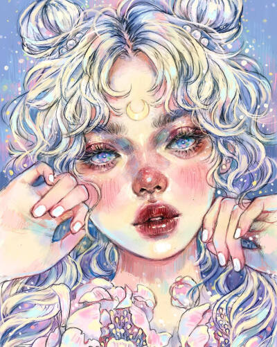 插画 人物绘画 插画师ins@0073.uv