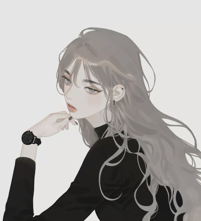 动漫头像 女头 酷「图片转自微博@seevan奢问视界,喜欢关注] 如有侵权