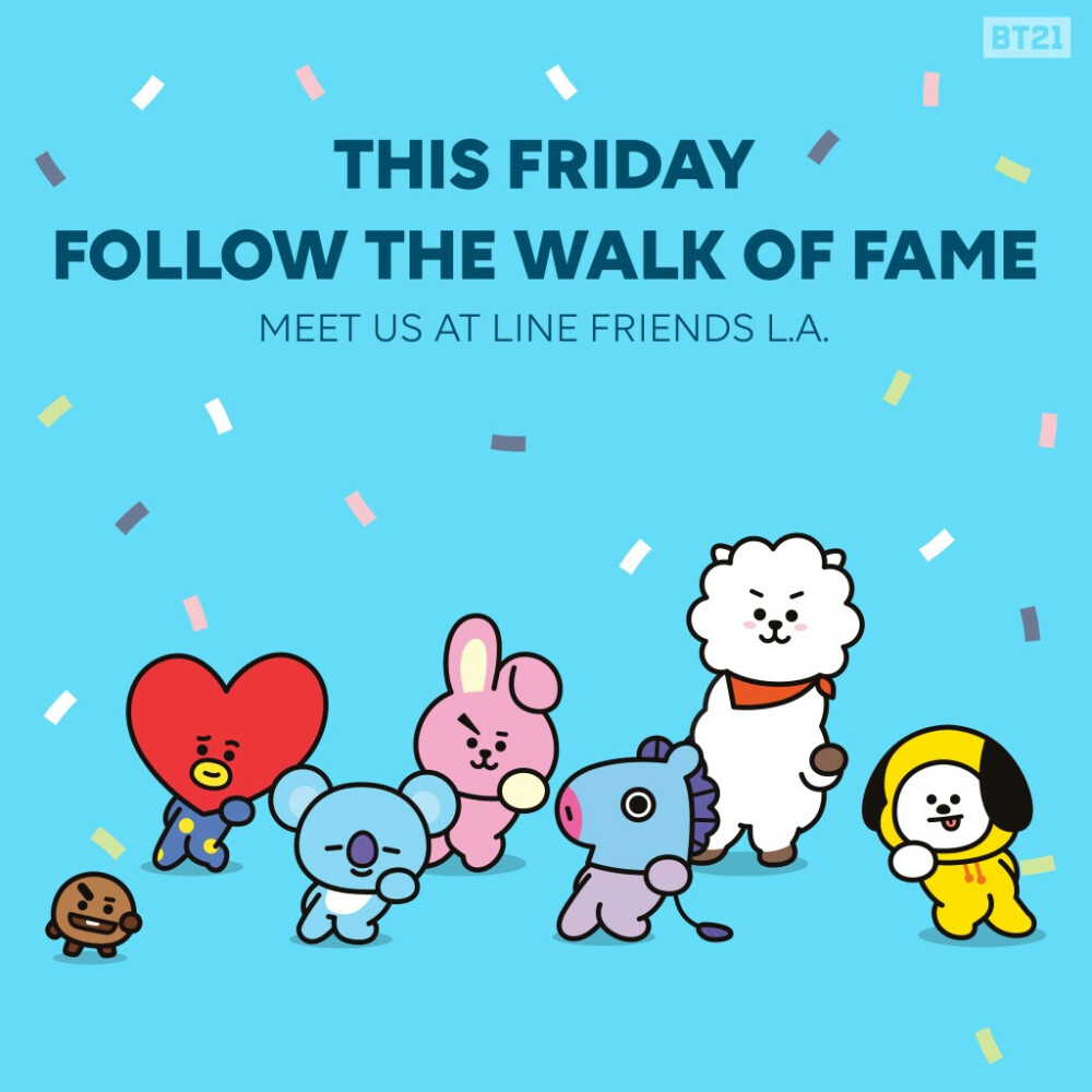 bt21 van koya rj shooky mang chimmy tata cooky