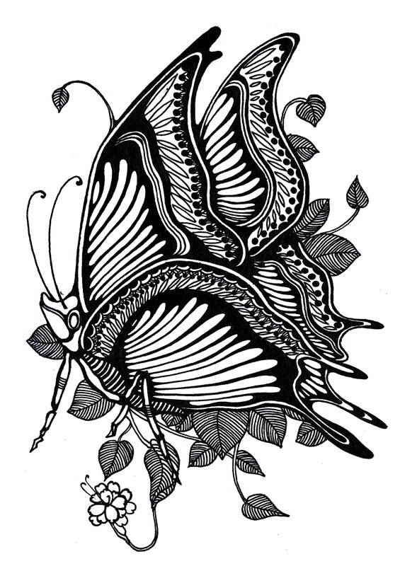 黑白画