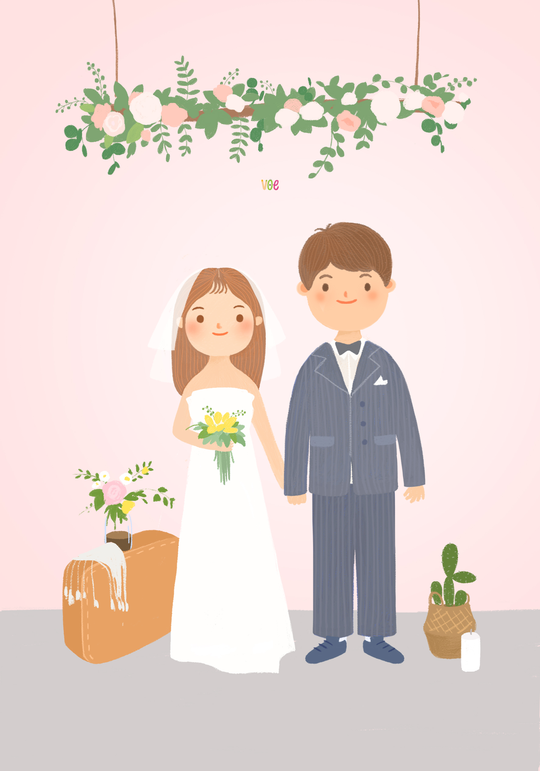 新婚快乐|插画|插画习作|miss茉莉丶 - 原创作品 - 站酷 (ZCOOL)