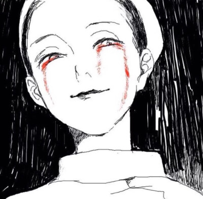 动漫女头丧侧脸