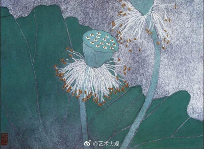 蒋采苹工笔重彩画——蒋采苹,当代著名女画家,中央美术学院教授,1934