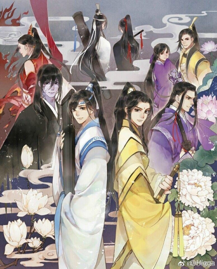 魔道祖师人物合照