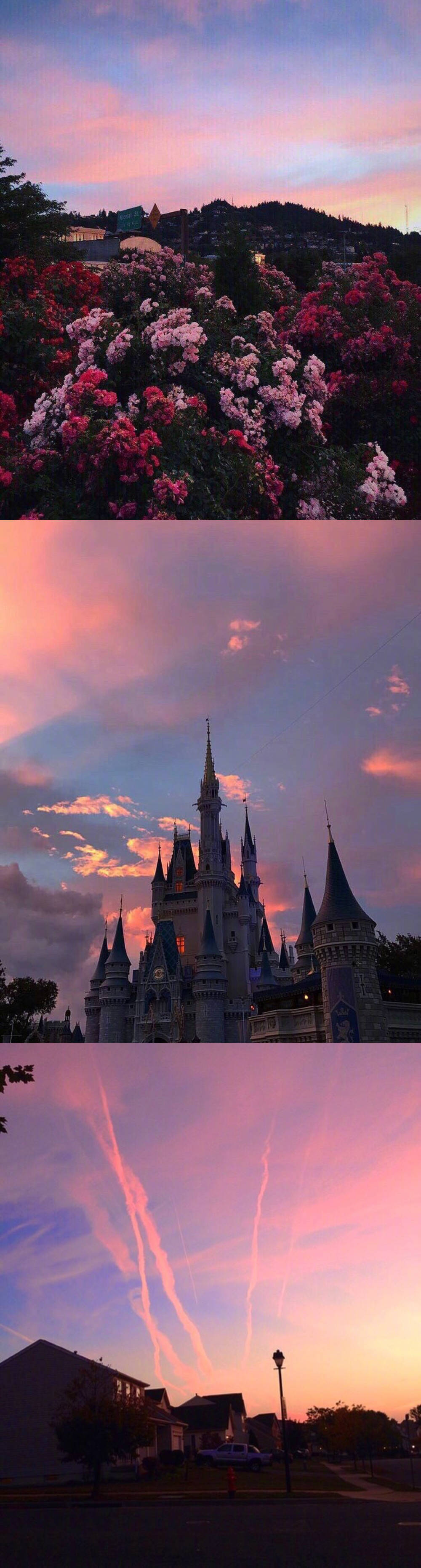 手机高清壁纸夕阳与云